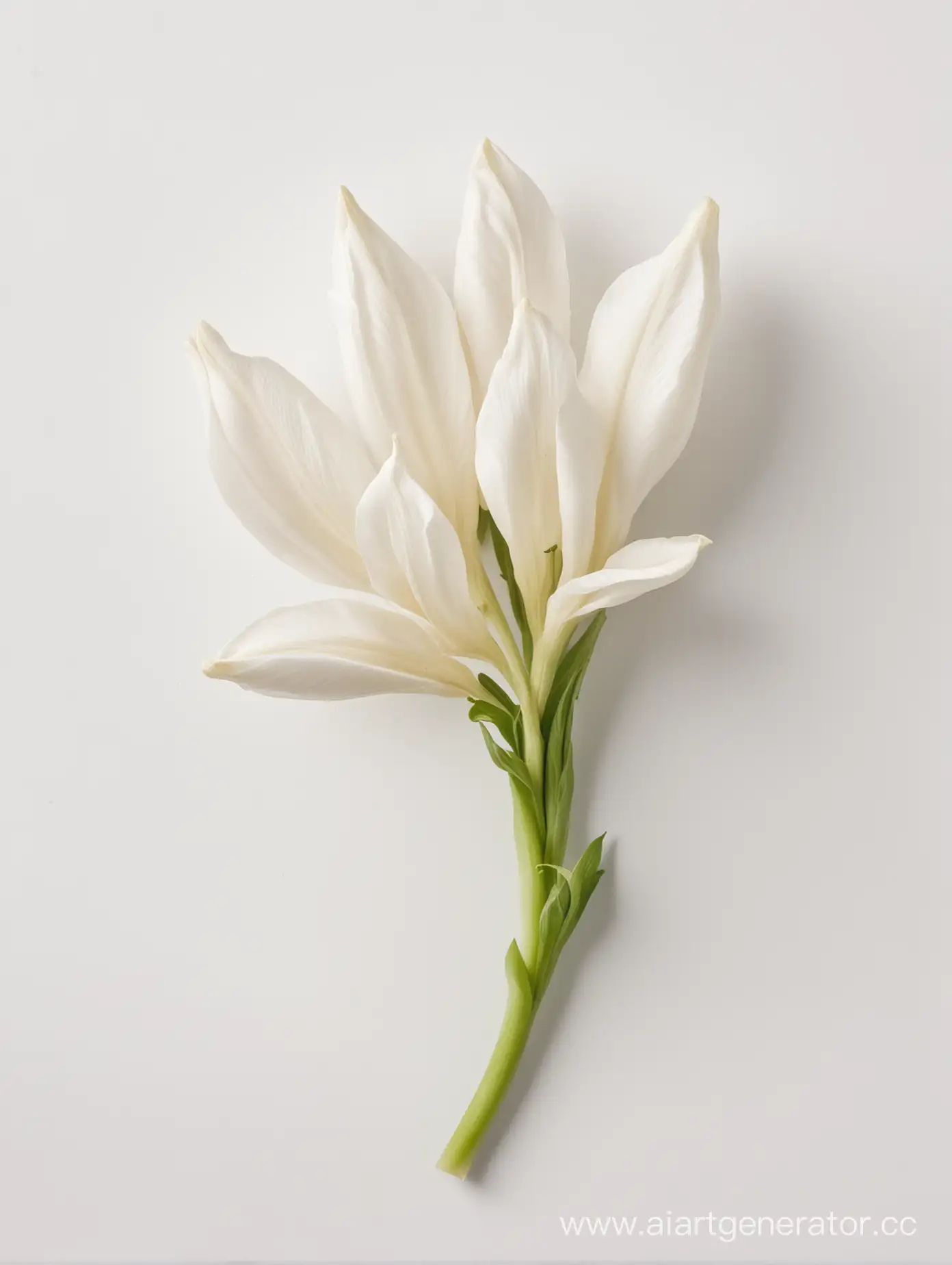 Amarnath flower on WHITE background