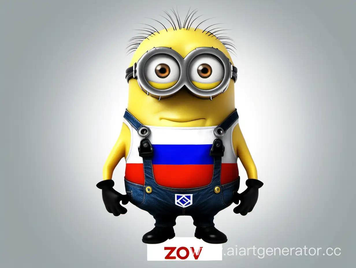 Russian-Flag-Minion-in-ZOV-Tshirt