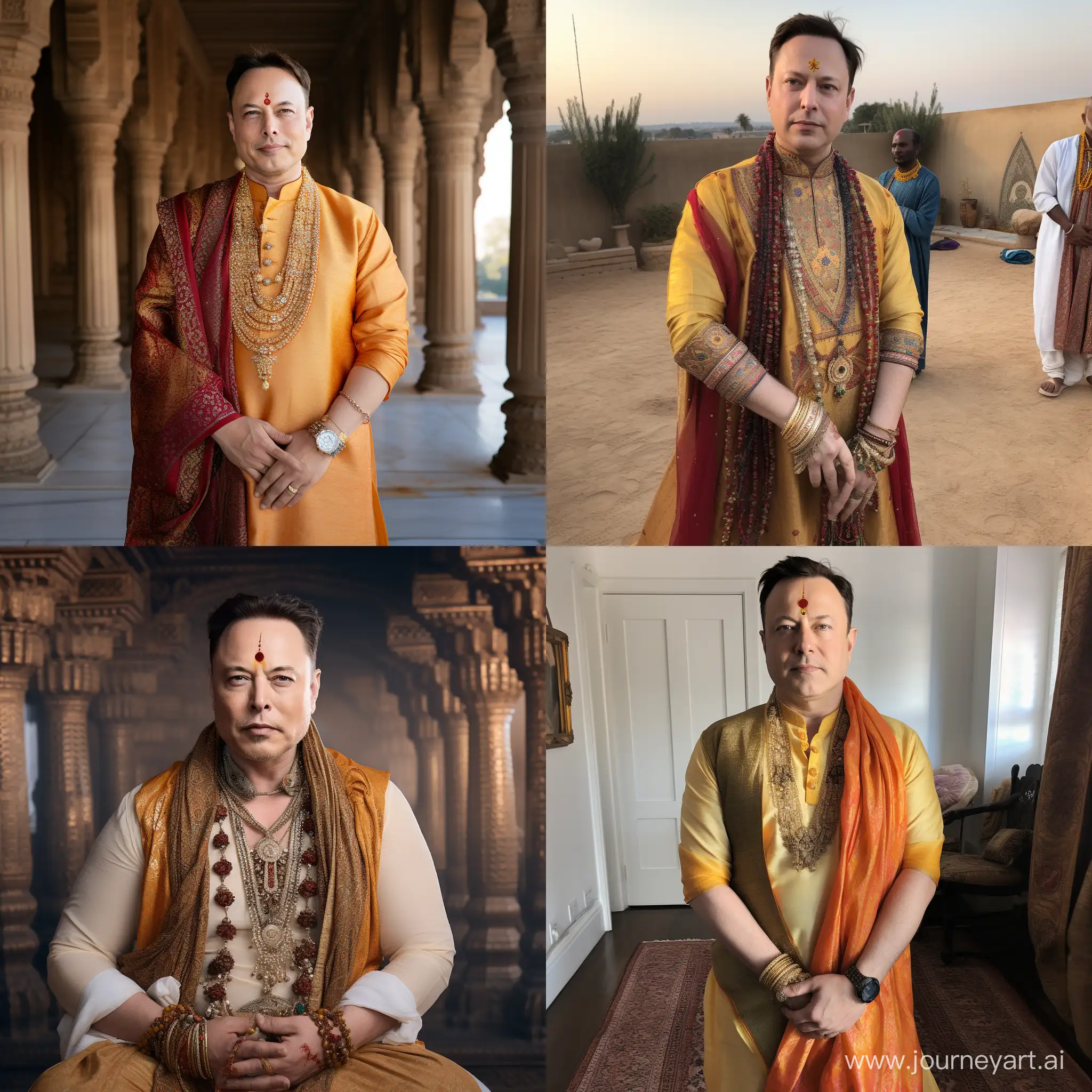 Elon-Musk-in-Traditional-Indian-Attire