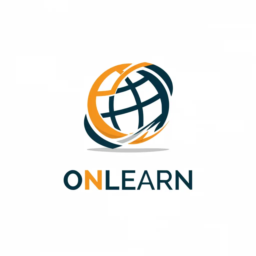 a logo design,with the text "Onlearn", main symbol:Online learning,complex,be used in Education industry,clear background