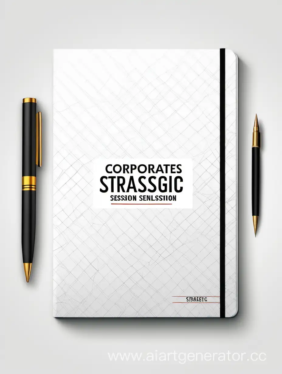Corporate-Notebook-Cover-Design-for-Strategic-Session-on-White-Background