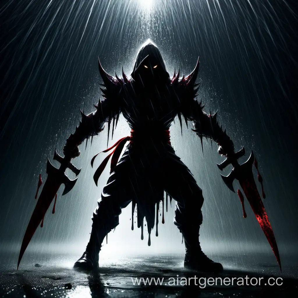 Mysterious-Shadow-Fighter-in-Rain-with-Blood