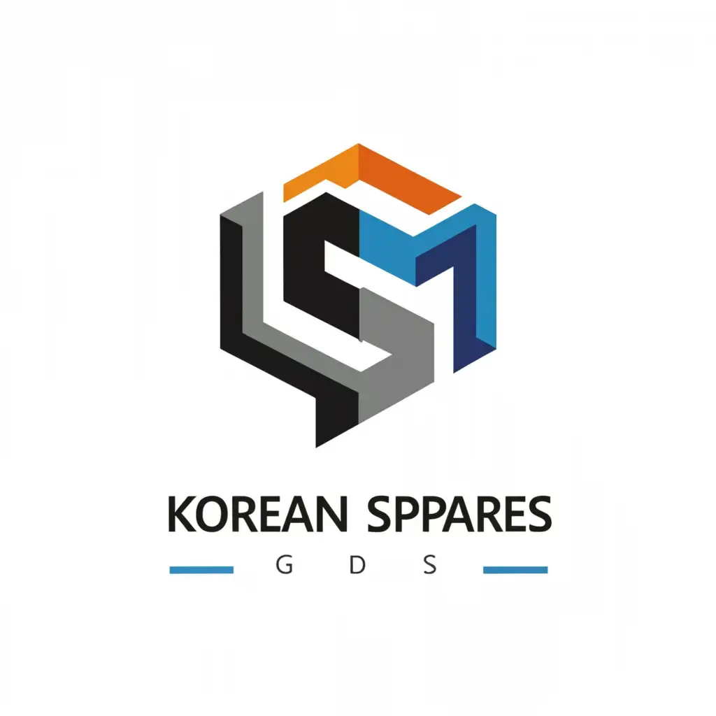 a logo design,with the text "GDS KOREAN SPARES", main symbol:GDS ,Moderate,clear background