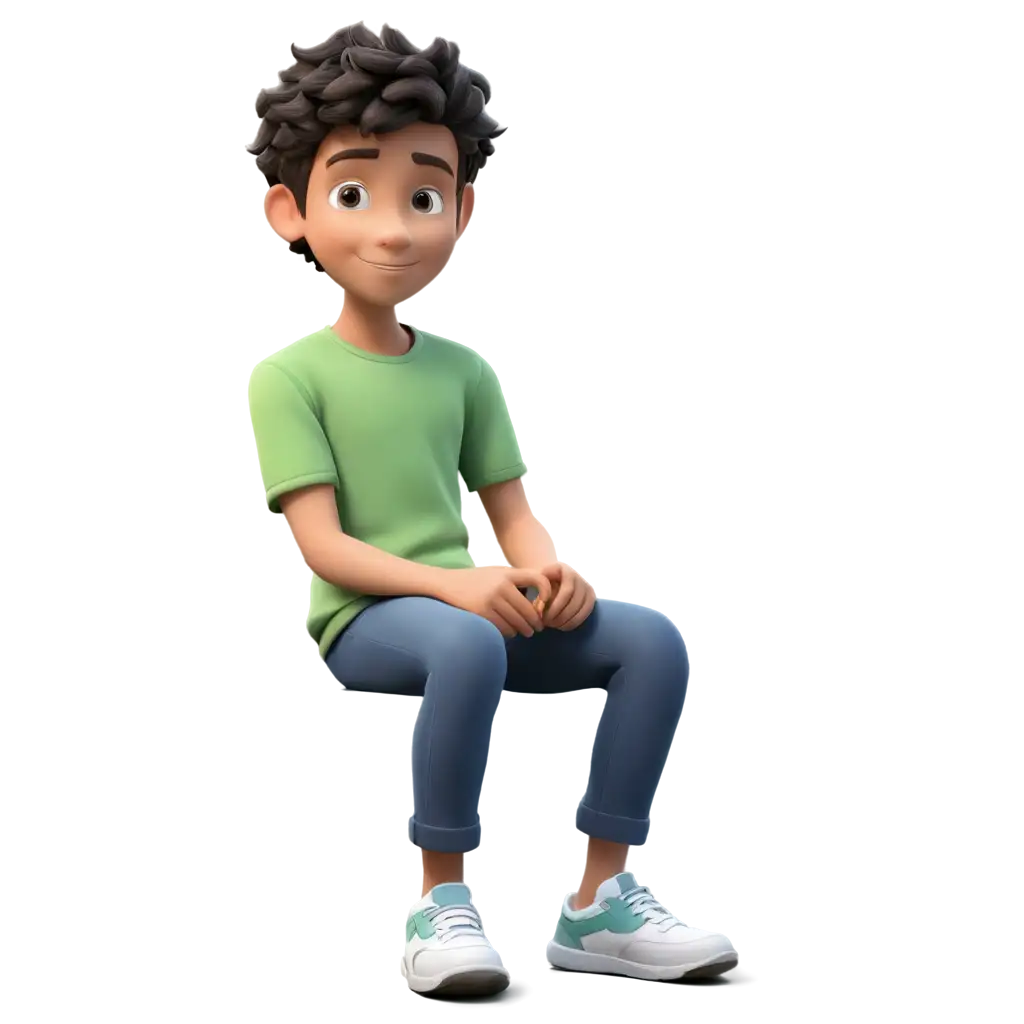 3D-Boy-Sitting-in-Park-PNG-HighQuality-Image-for-Diverse-Applications