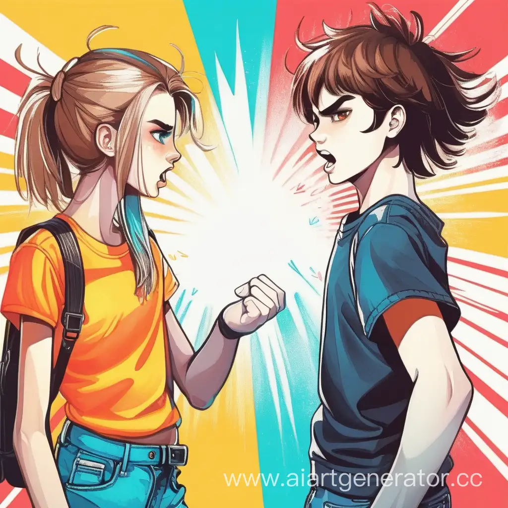 Modern-Confrontation-Girls-vs-Boys-in-Vibrant-Showdown