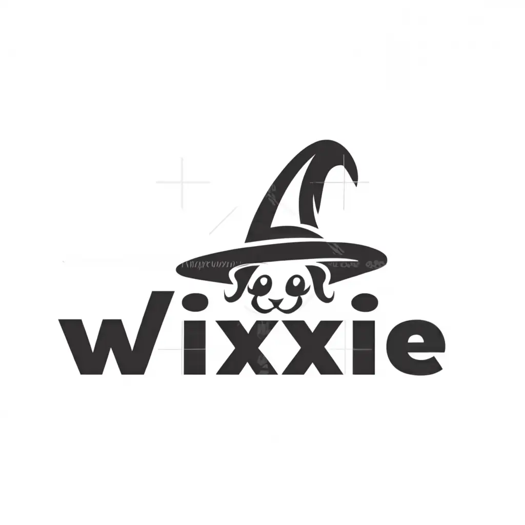 a logo design,with the text "Wixxie", main symbol:Create a brand identity with white background and make it professionally.,Minimalistic,be used in Entertainment industry,clear background