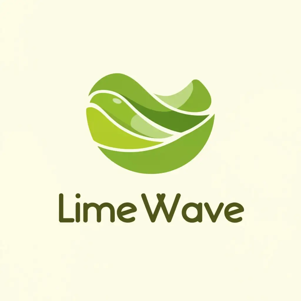 a logo design,with the text "lime wave", main symbol:soap,Moderate,clear background
