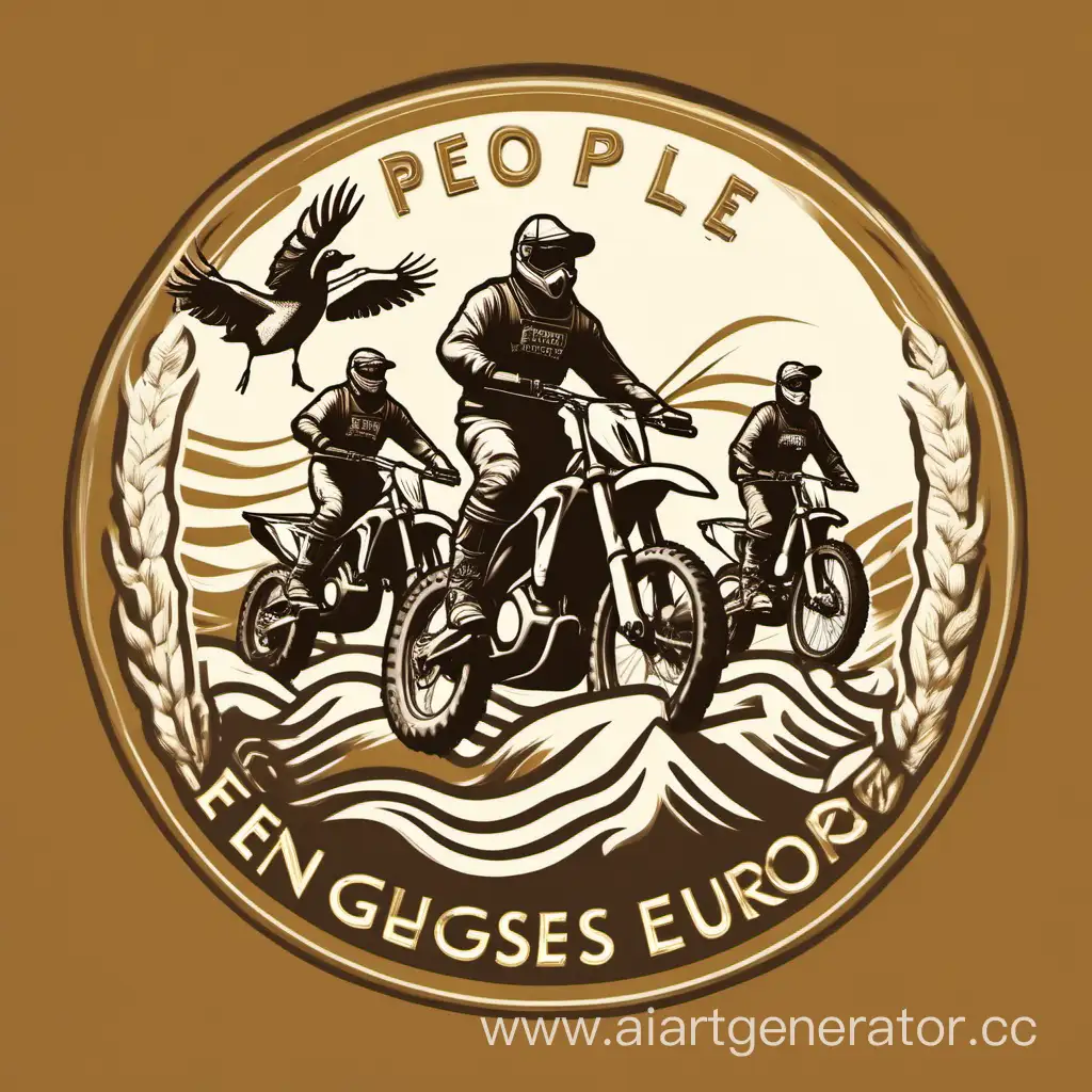 Logo-People-Riding-Geese-Led-by-Priest