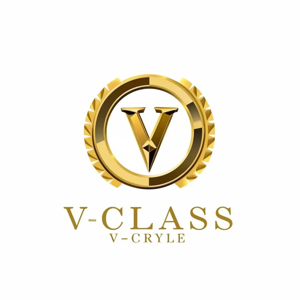 LOGO-Design-For-VClass-Automotive-Luxurious-StatueInspired-Letter-C-Typography