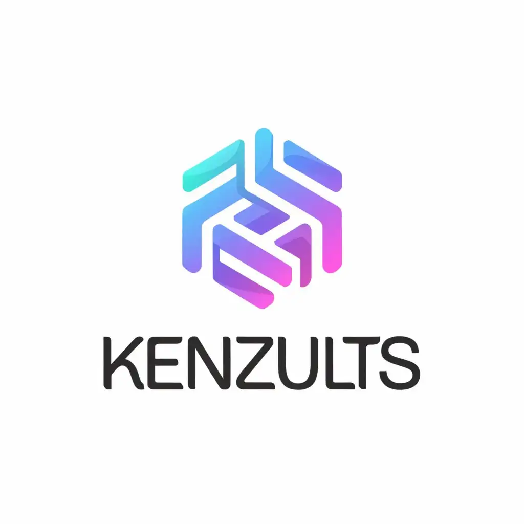 a logo design,with the text "Kenzults", main symbol:Multimedia,Minimalistic,be used in Technology industry,clear background