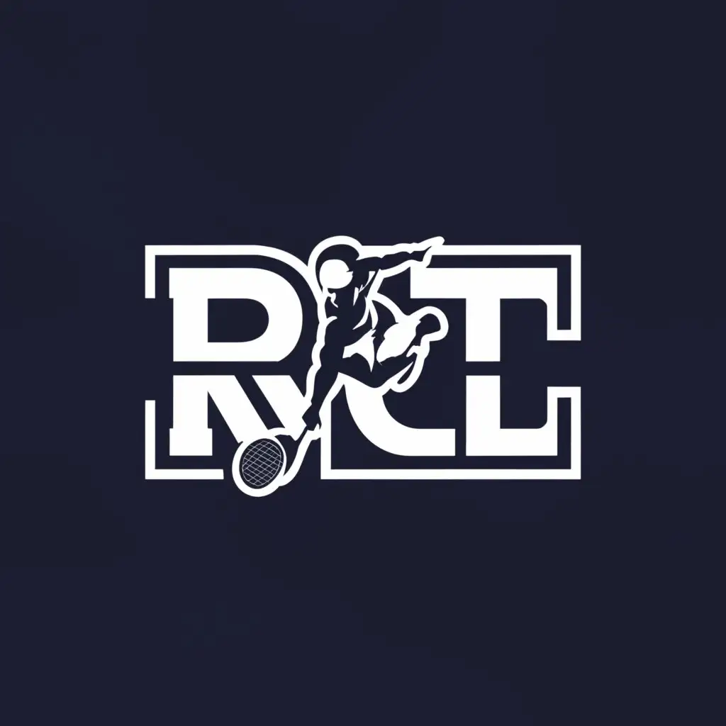 a logo design,with the text "RRTL", main symbol:tennis,Moderate, be used in Sports Fitness industry, clear background