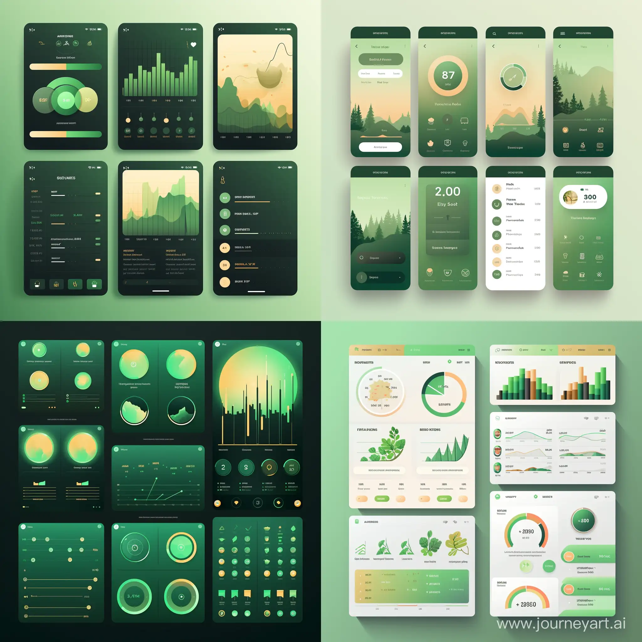 Mobile-Money-Management-Interface-with-Charts-and-Category-Icons