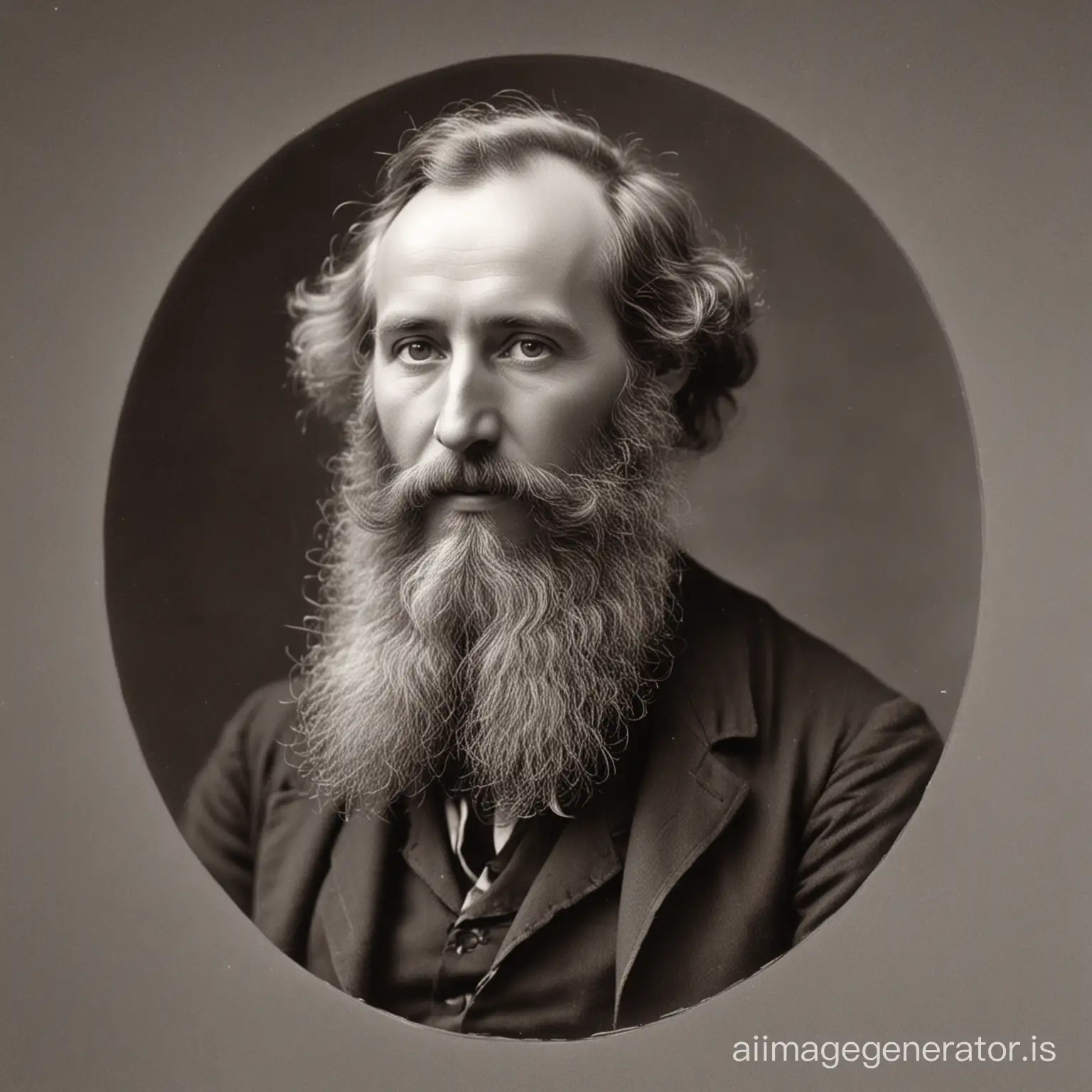 James-Clerk-Maxwell-Portrait-in-Monochrome-Sketch-Style