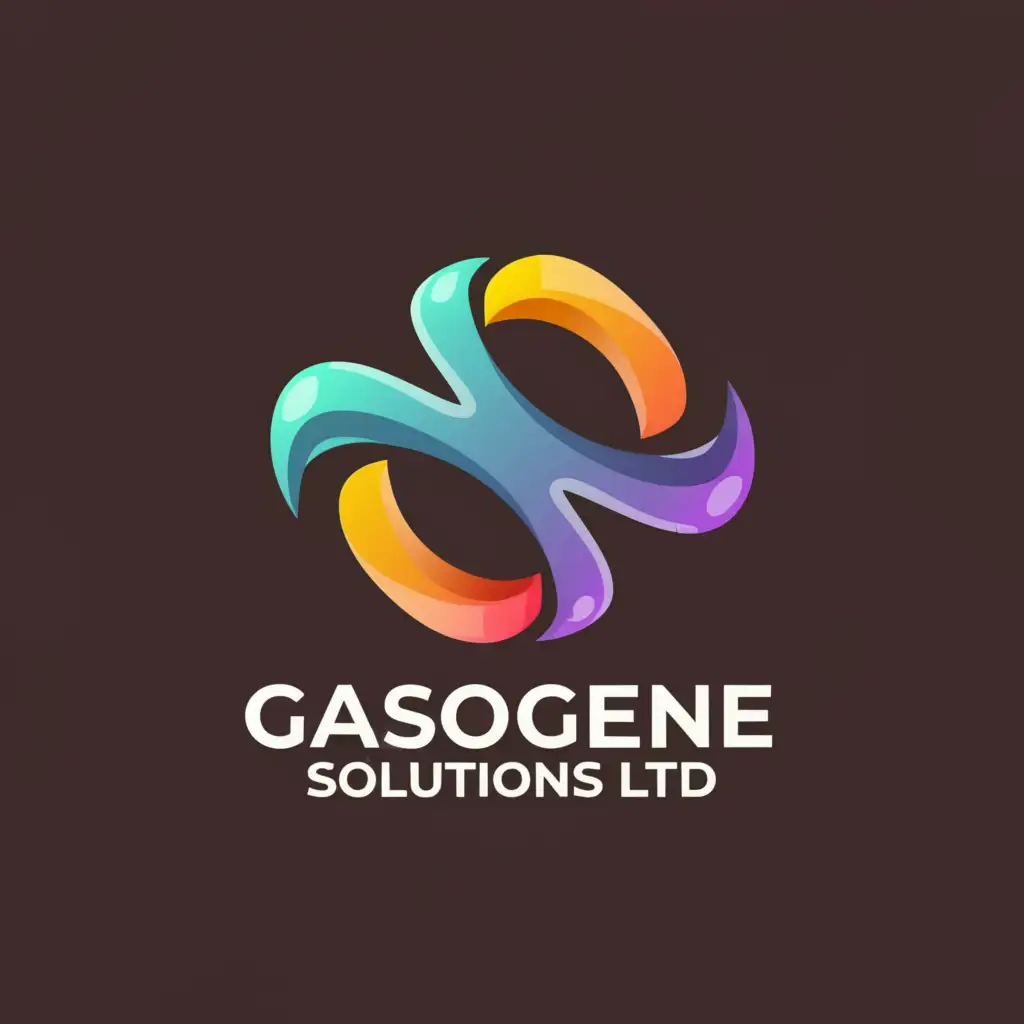 a logo design,with the text "GASOGENE SOLUTIONS LTD⁷³⁶³⁰⁴⁵", main symbol:G,Moderate,clear background