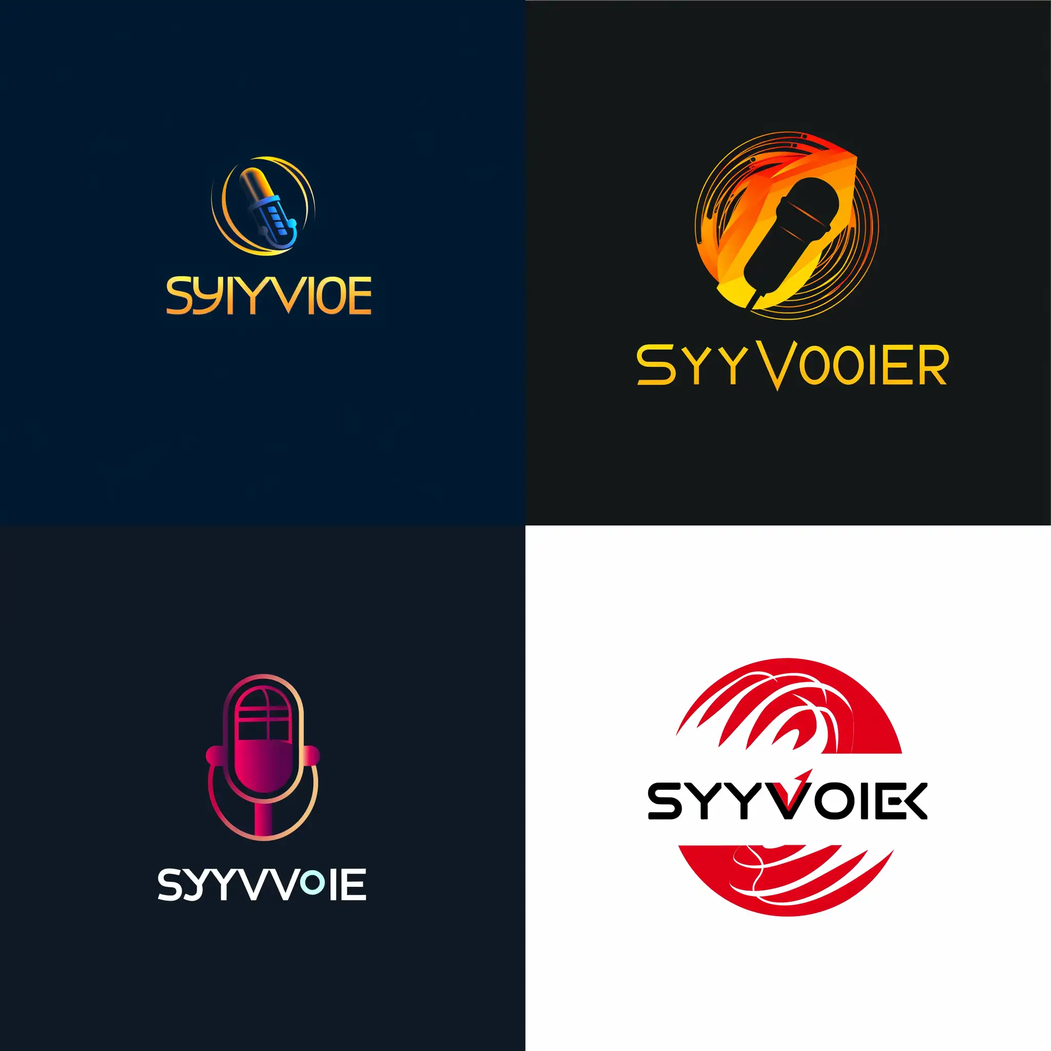 SynthVoice-Creative-Logo-Design-for-Voiceover-Services-with-6-Variations