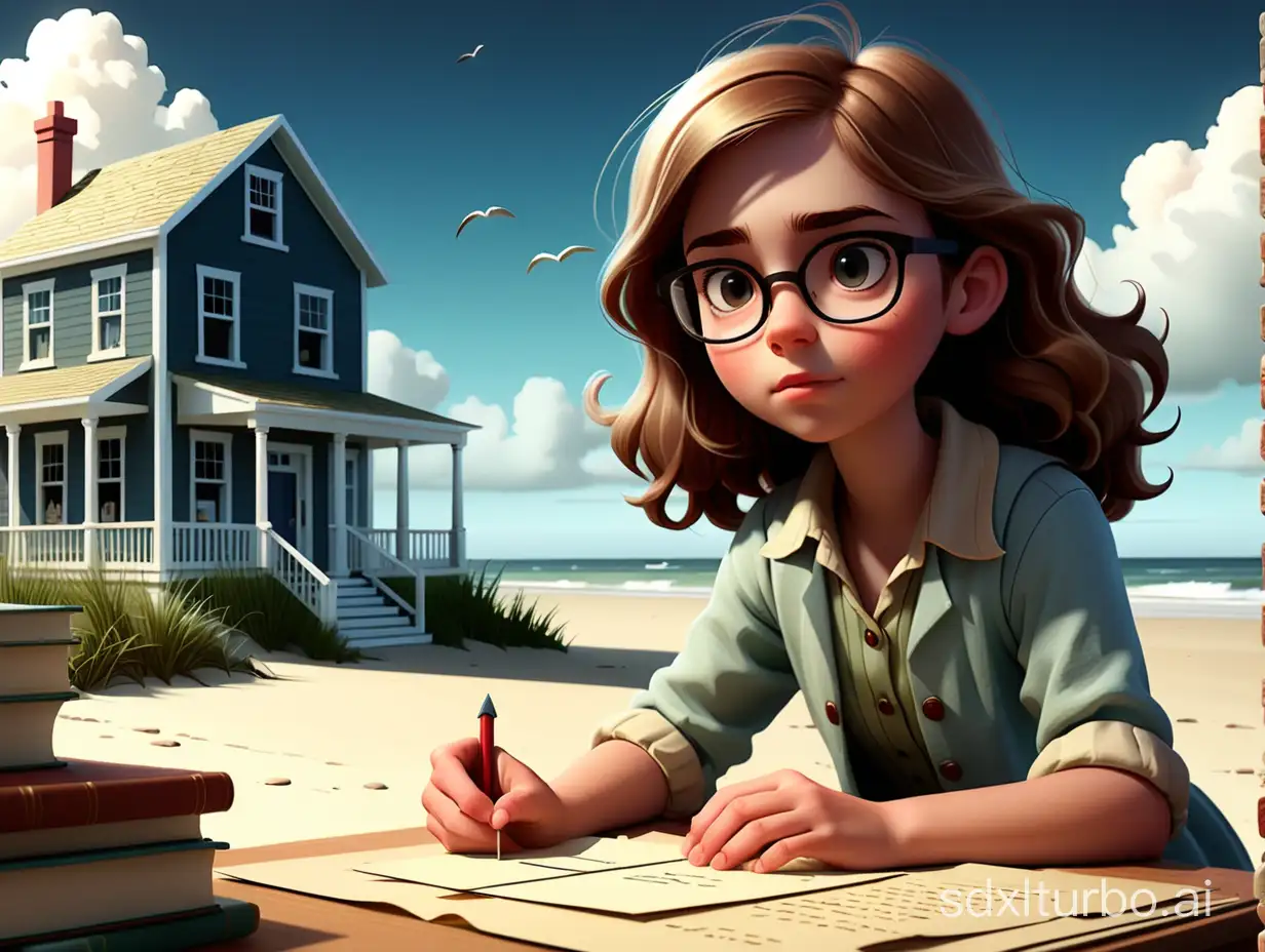 A young librarian who lives in a small coastal town receives a mysterious letter