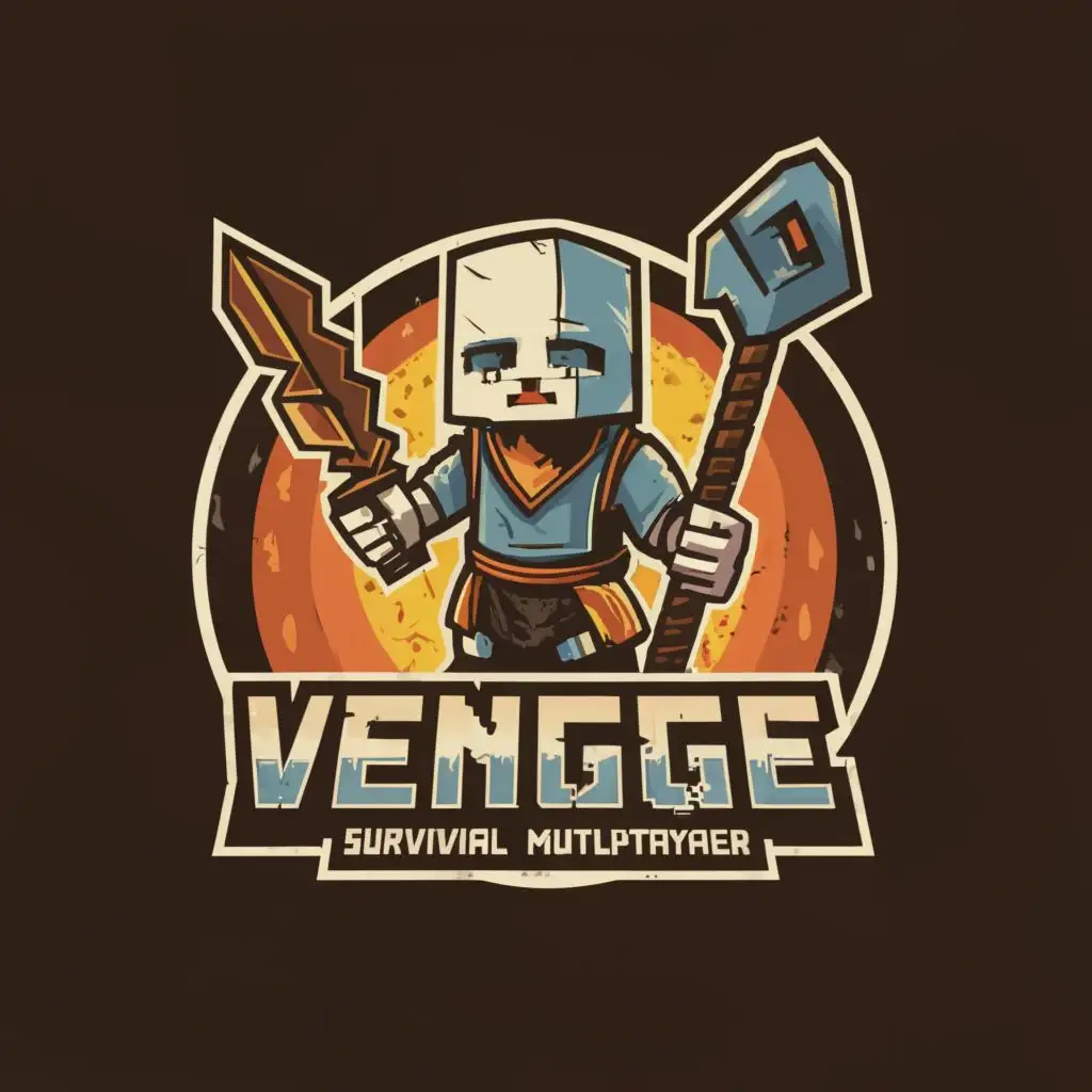 LOGO-Design-for-Venge-SMP-Minecraft-Characters-in-Entertainment-Industry