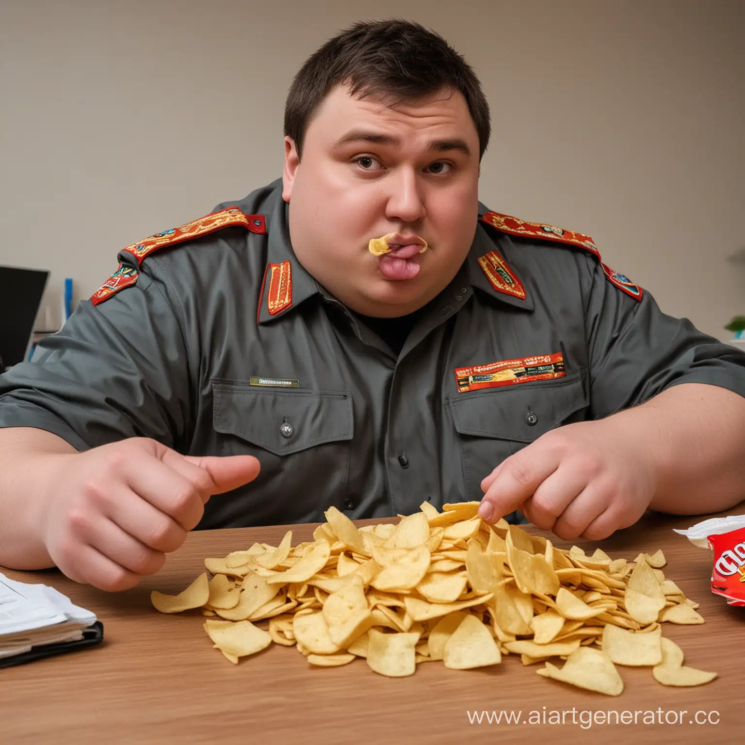 Office-Scene-Vlad-Kurganovs-Desk-Snack-Surprise