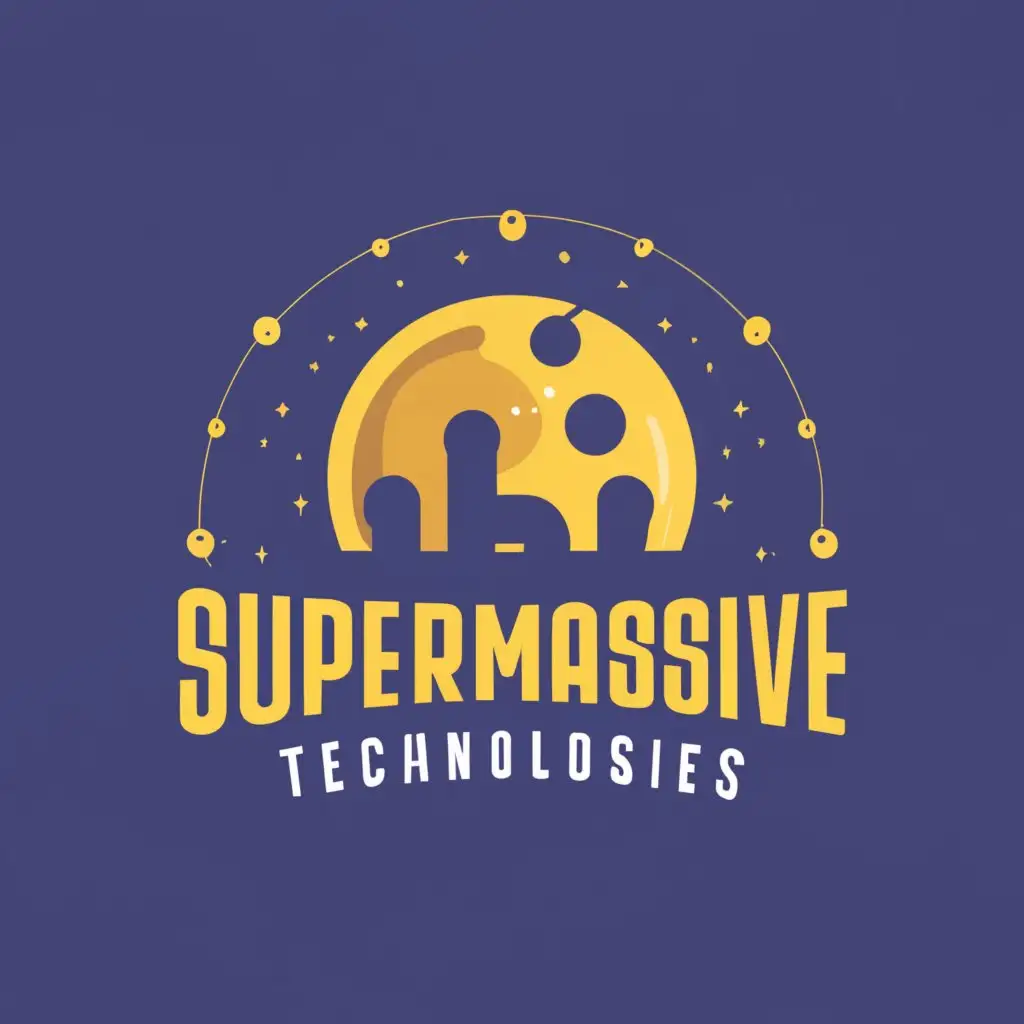 LOGO-Design-For-Supermassive-Technologies-Cosmic-Elegance-with-Futuristic-Typography