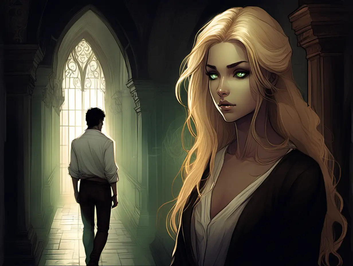 Medieval-House-SecondFloor-Encounter-Dark-Fantasy-Scene-with-a-Blonde-Girl-and-a-Young-Man