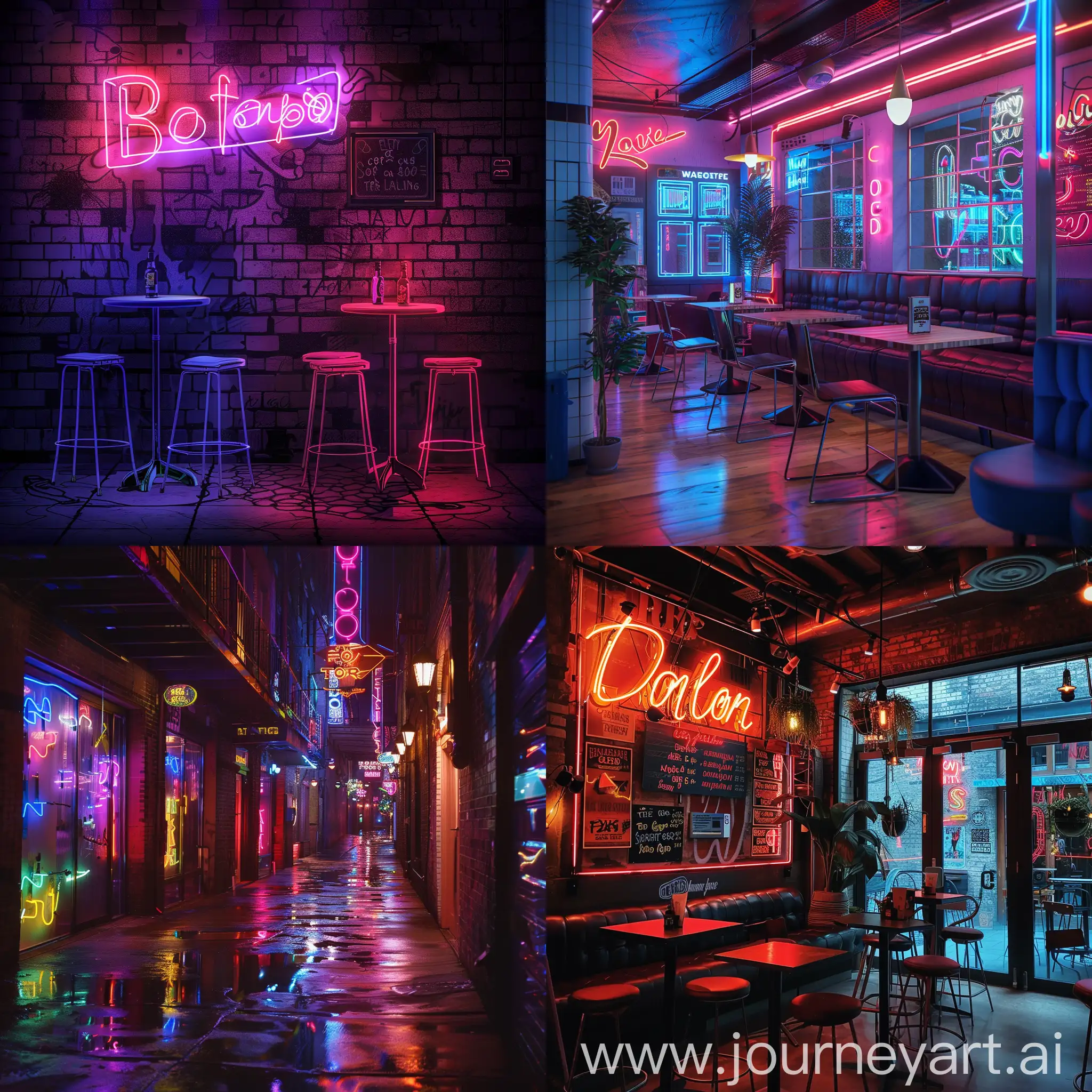 Vibrant-Urban-Scene-NeonLit-Quarter