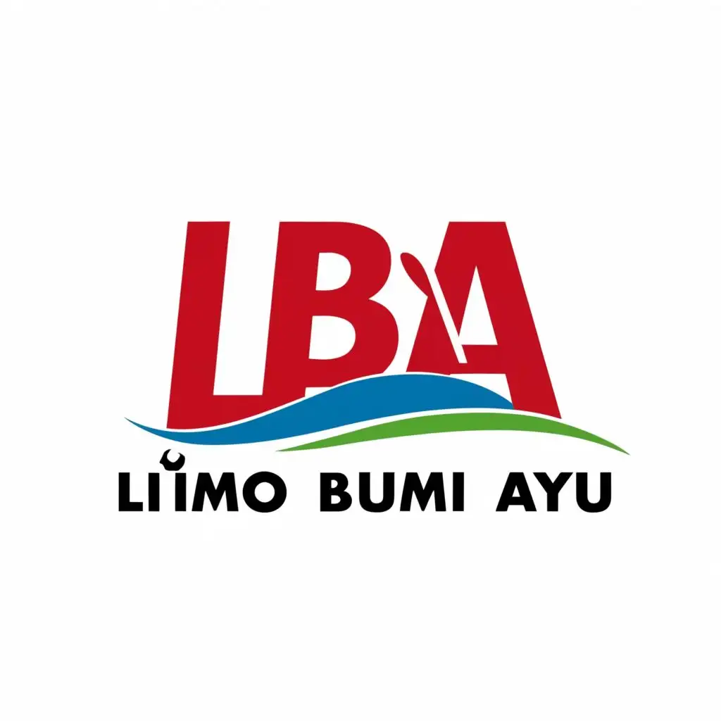 logo, LBA, with the text "LIMO BUMI AYU", typography