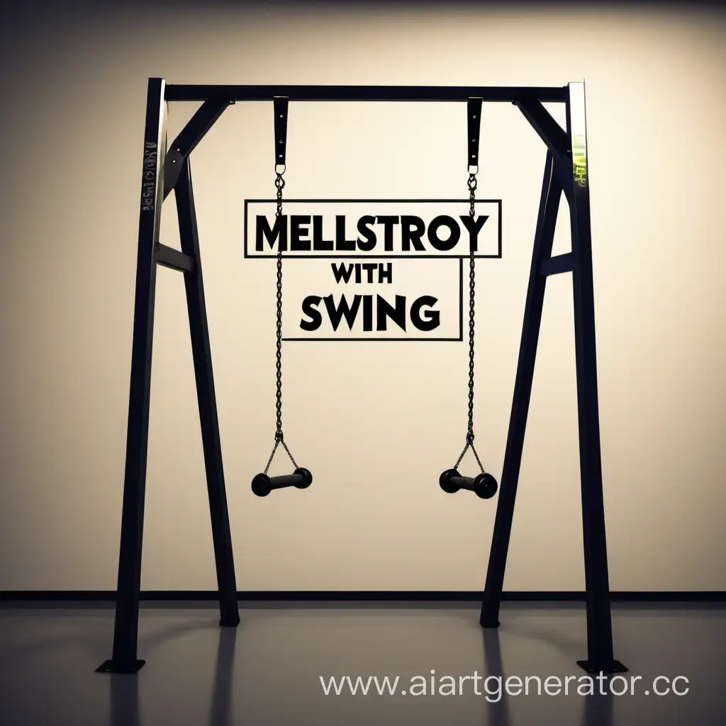  качалка с названием mellstroy gym