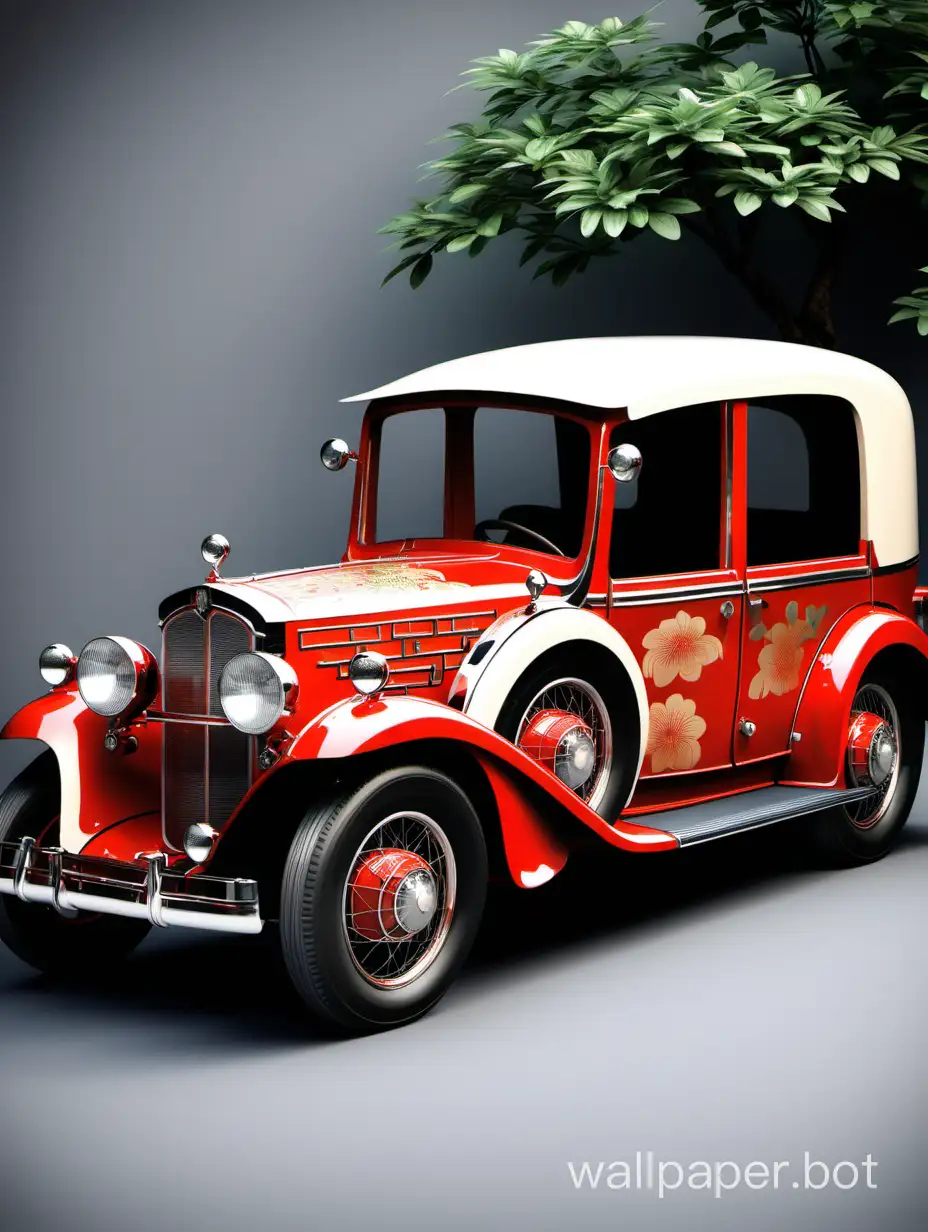 Vintage-ChineseInspired-1930s-Car-in-Nostalgic-Glory