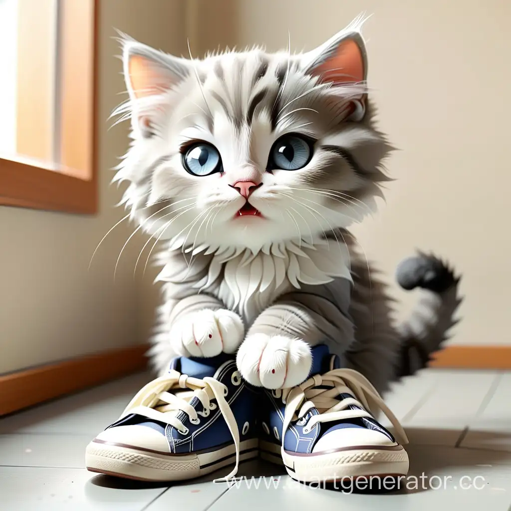 Adorable-Kitty-Wearing-Sneakers