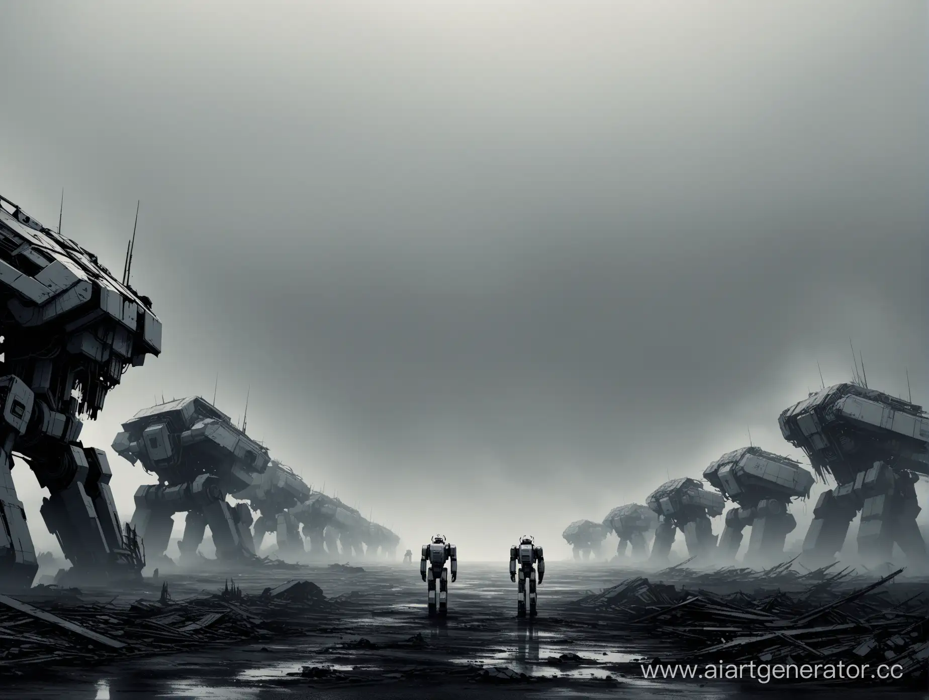 Apocalyptic-Future-Robots-in-Minimalist-Devastation