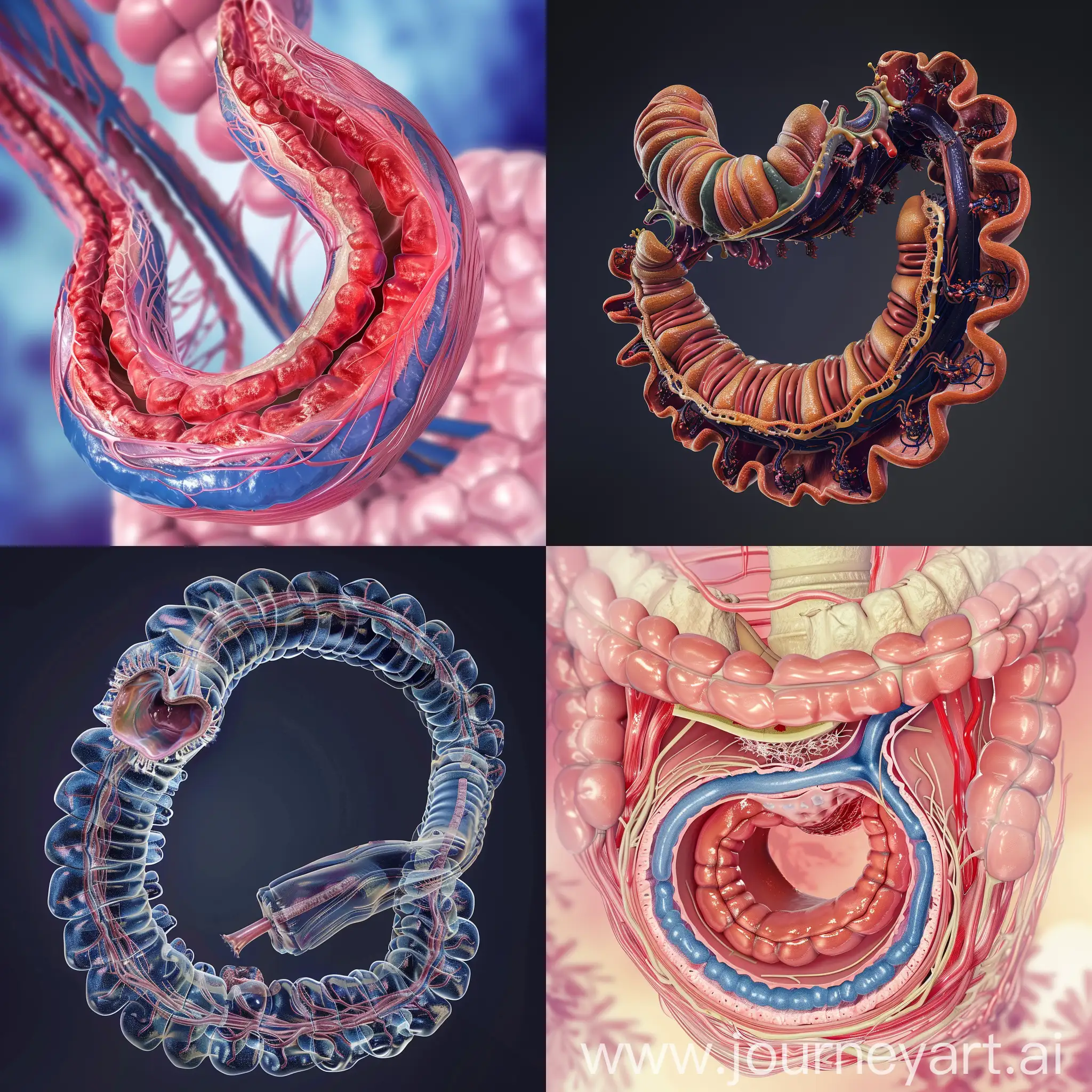 Anatomical-Illustration-of-Colonic-Diverticulum-in-Netters-Style