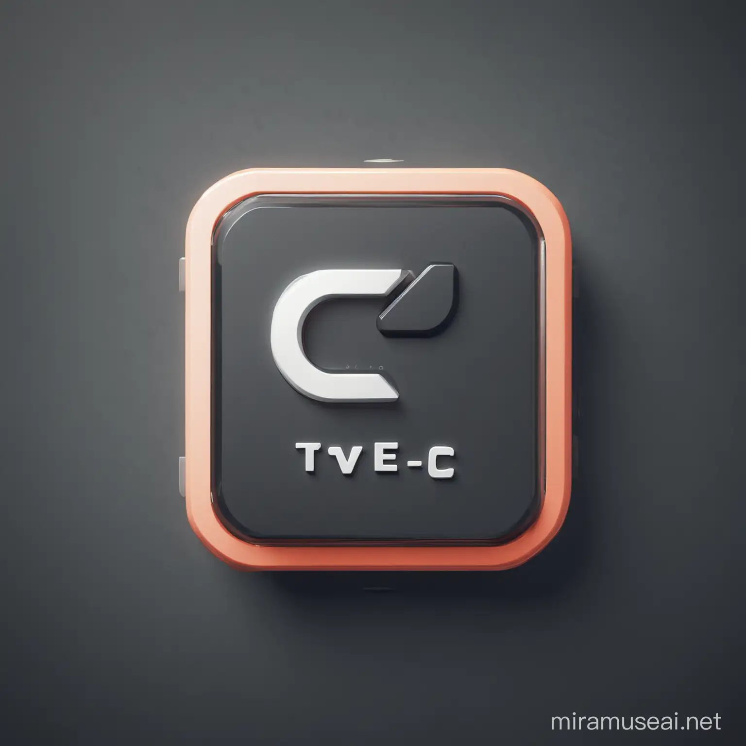 3D Rendered TypeC Interface with Futuristic C4D Design Elements