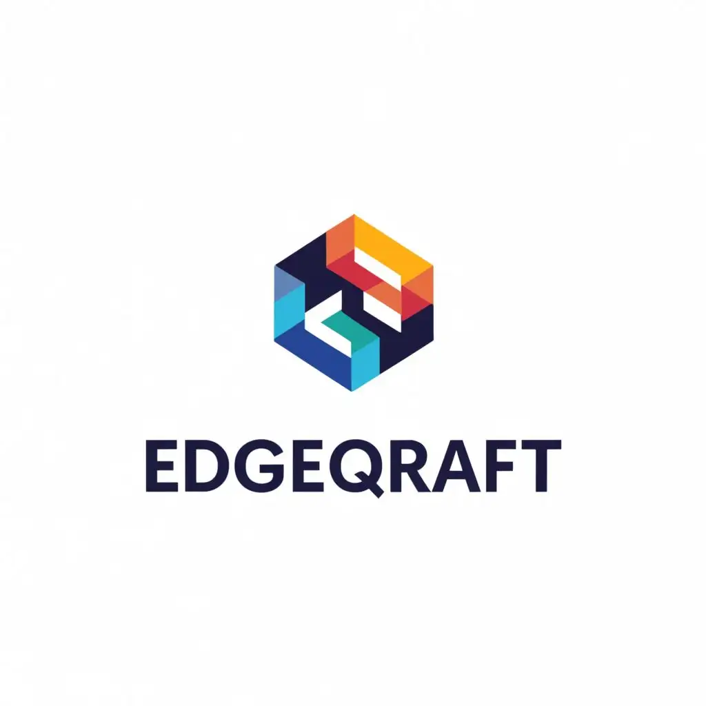 a logo design,with the text "EdgeQraft", main symbol:AI,  zen, business,Minimalistic,be used in Finance industry, clear background