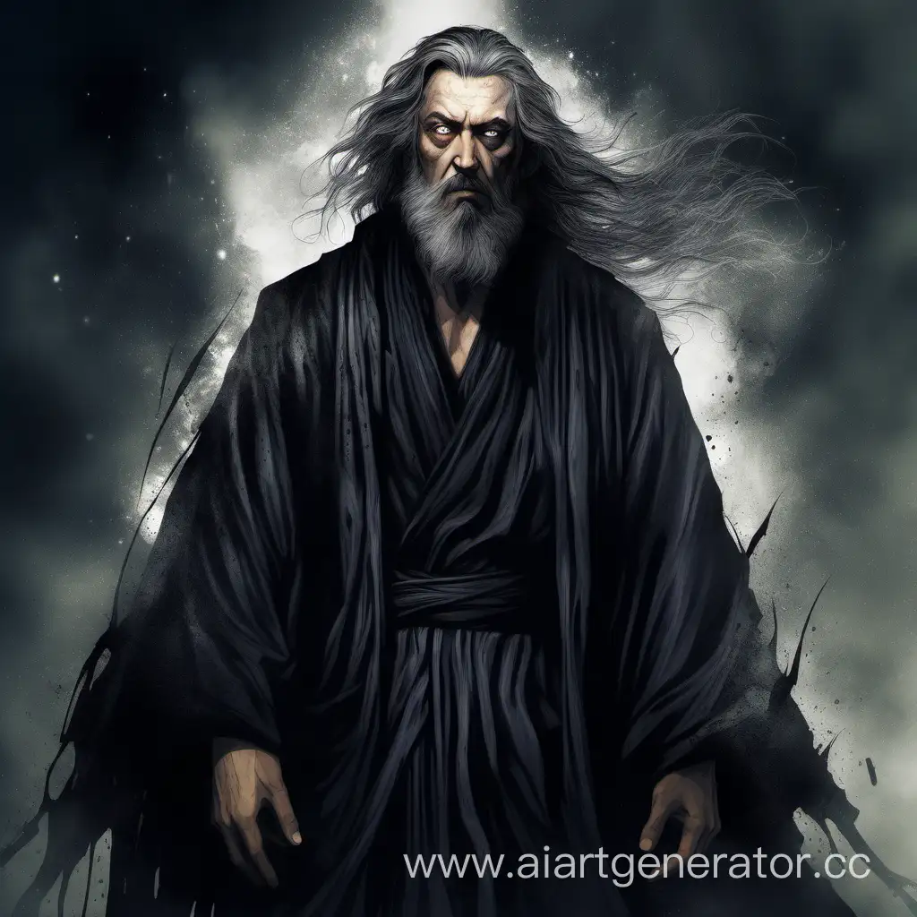 Mystical-Figure-in-Tattered-Black-Robe-with-GrayStreaked-Hair