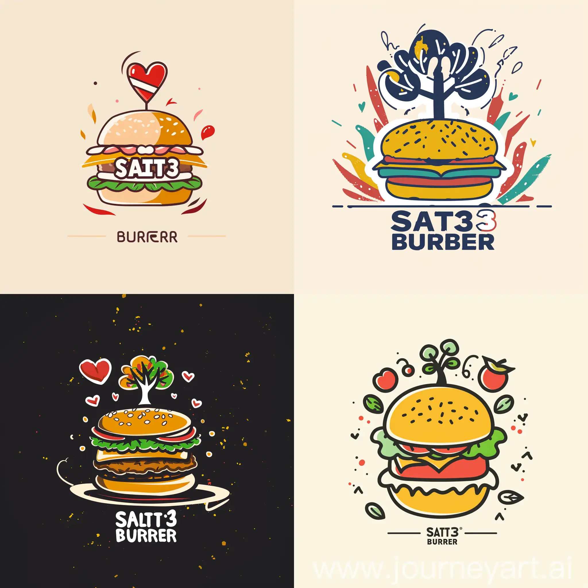 FamilyFriendly-Burger-and-Fried-Chicken-Restaurant-Logo-Design-with-Vibrant-Colors