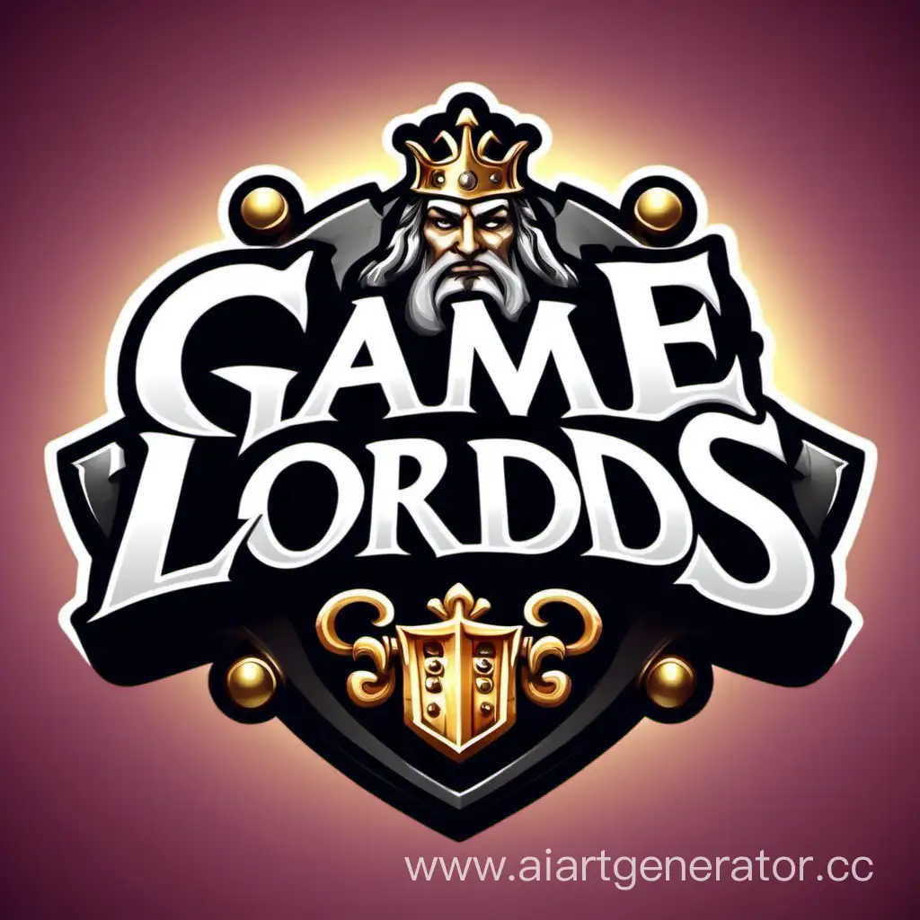 Dynamic-Game-Lords-Logo-Design-with-Vibrant-Colors-and-Intricate-Details