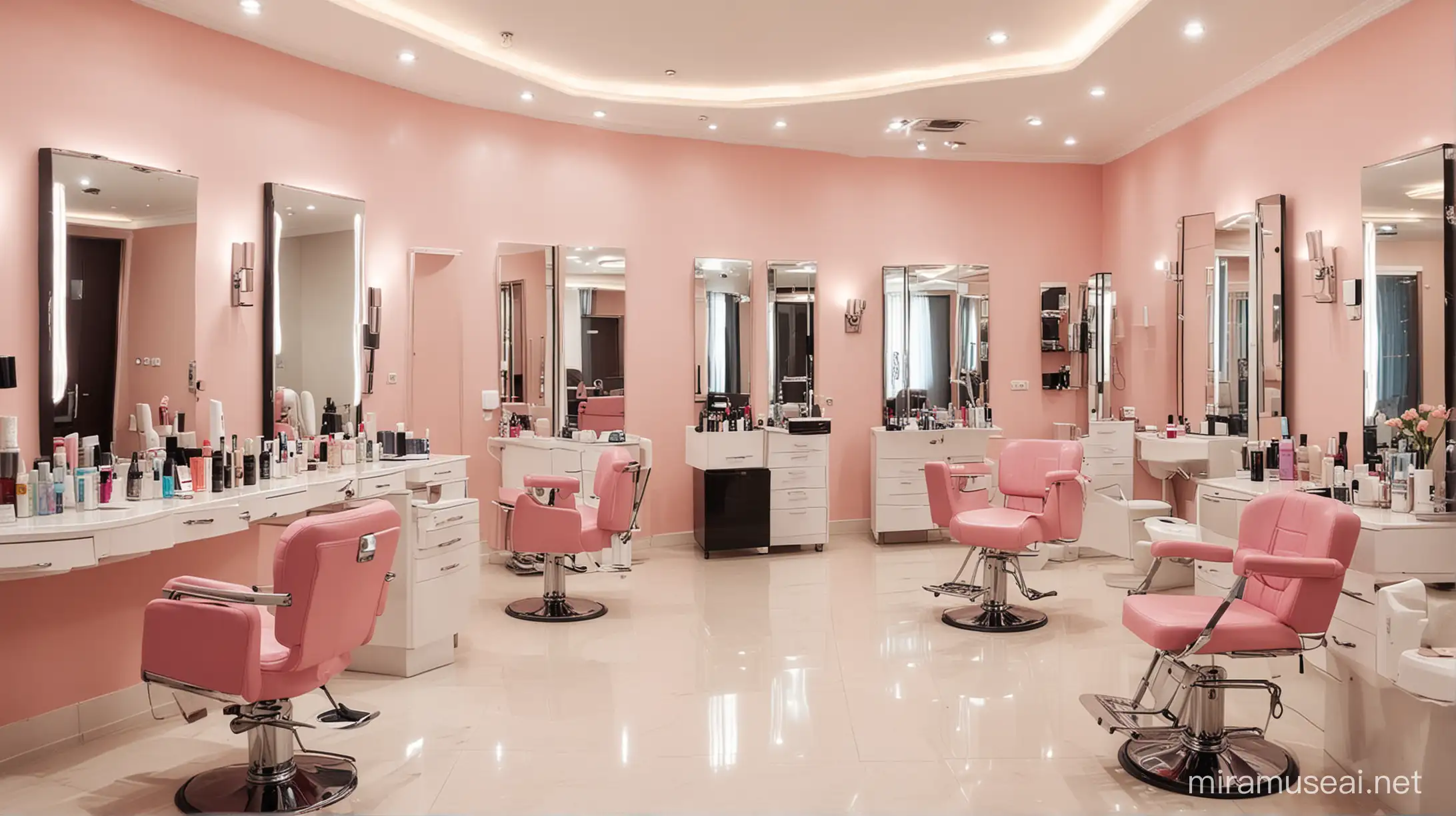 women salon with many services