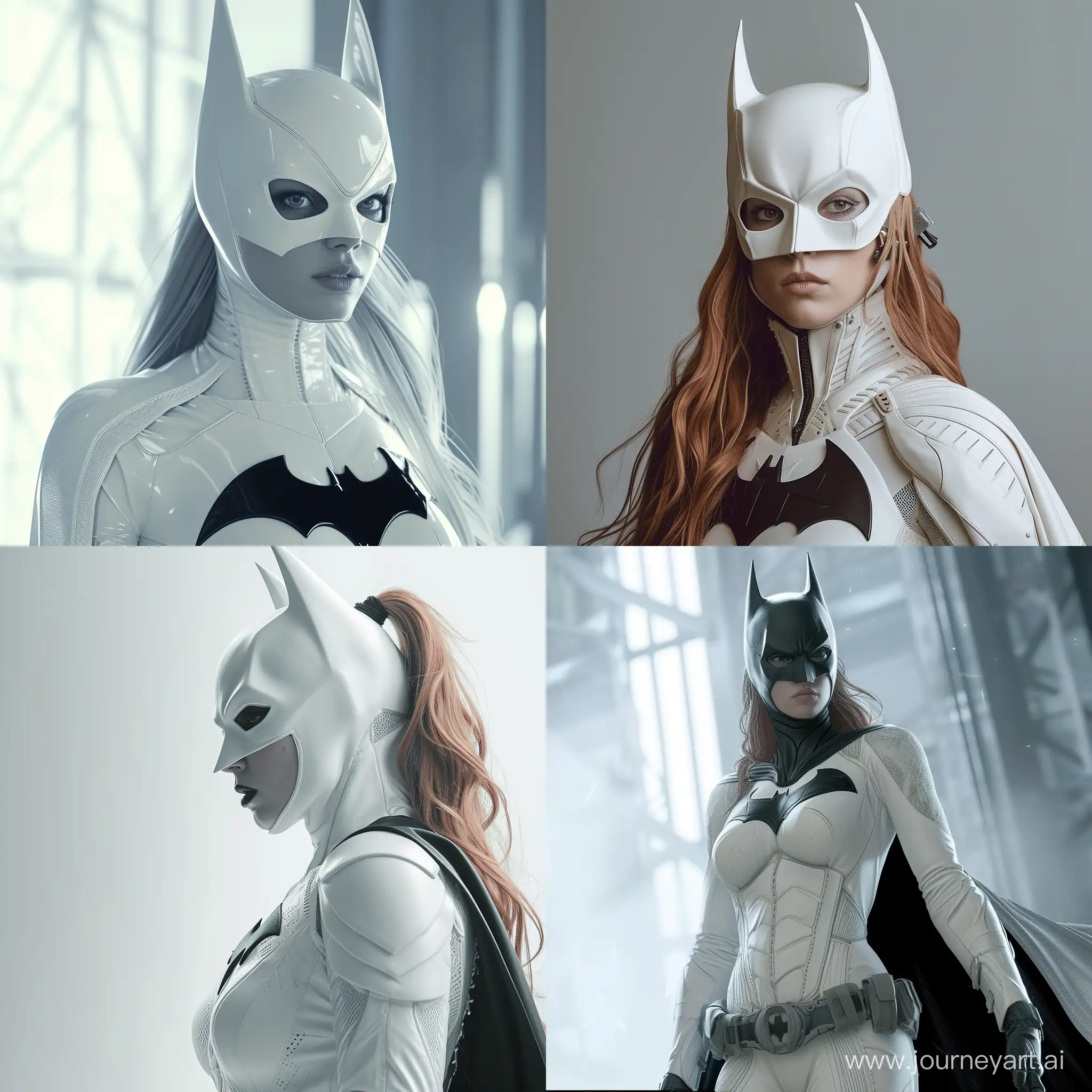 Batgirl-in-Elegant-White-Costume