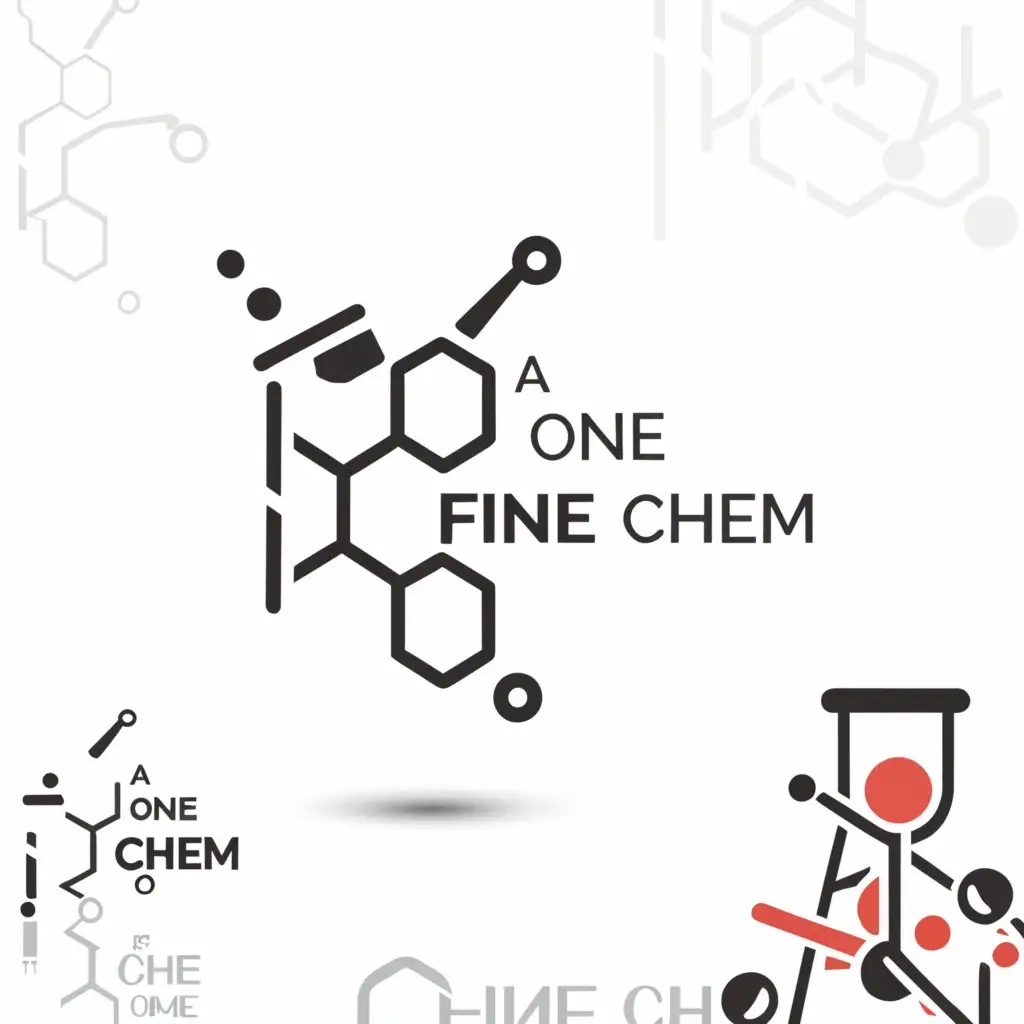 LOGO-Design-For-A-One-Fine-Chem-Minimalistic-Chemical-Symbol-on-Clear-Background