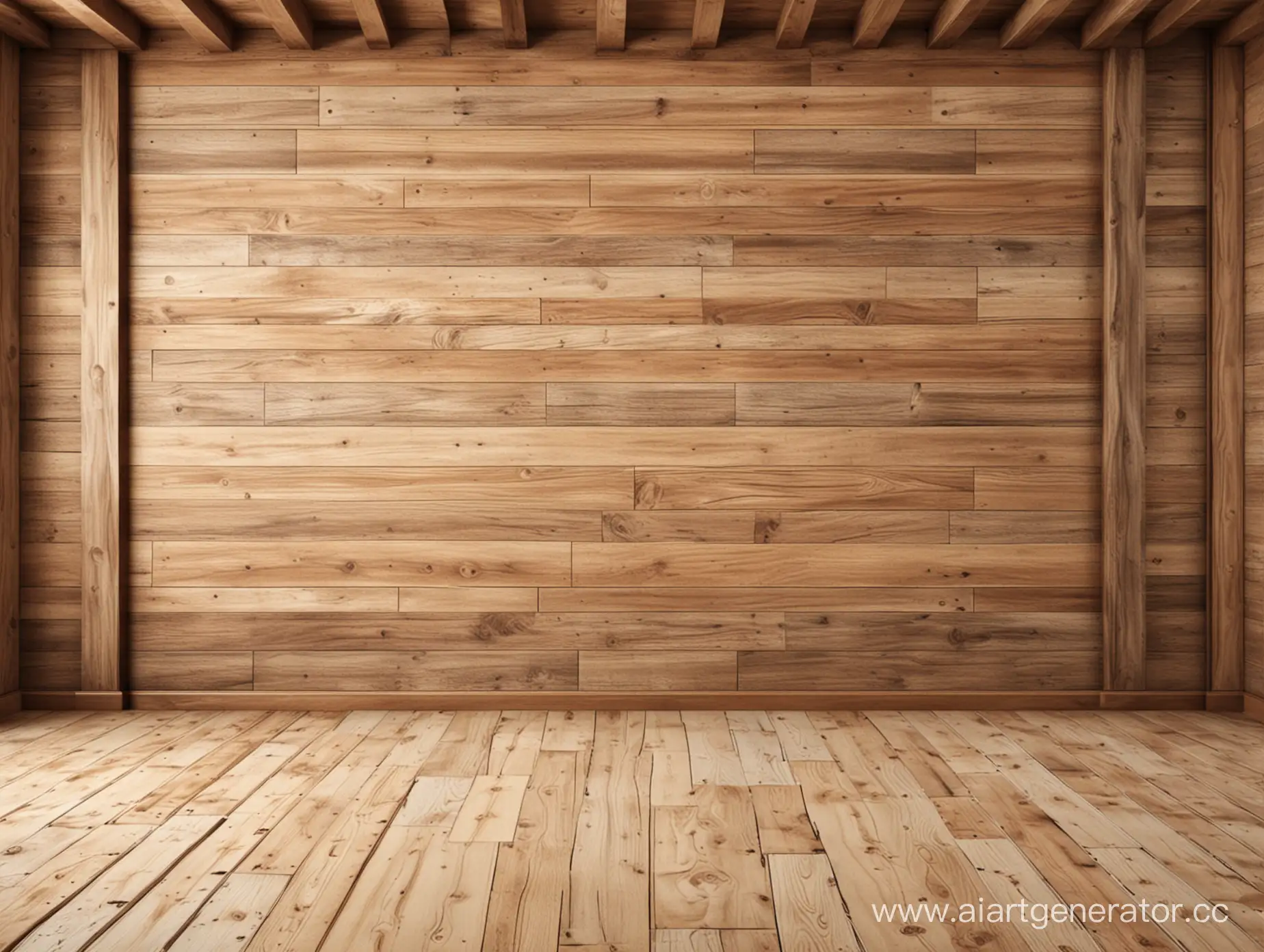 деревянная комната пустая фон 2д