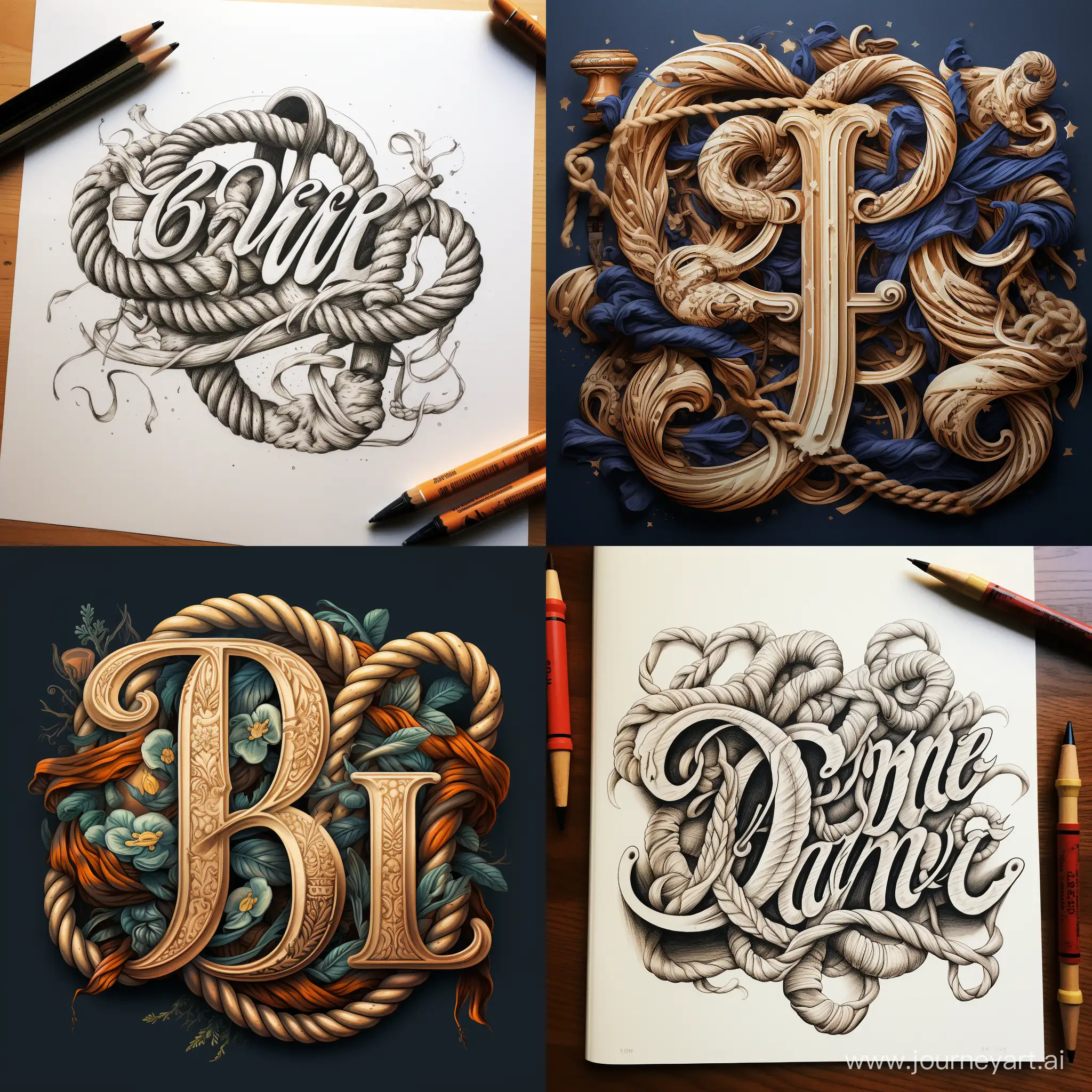 Creative-Lettering-with-Rope-Artistic-11-Aspect-Ratio-Design-No-58313