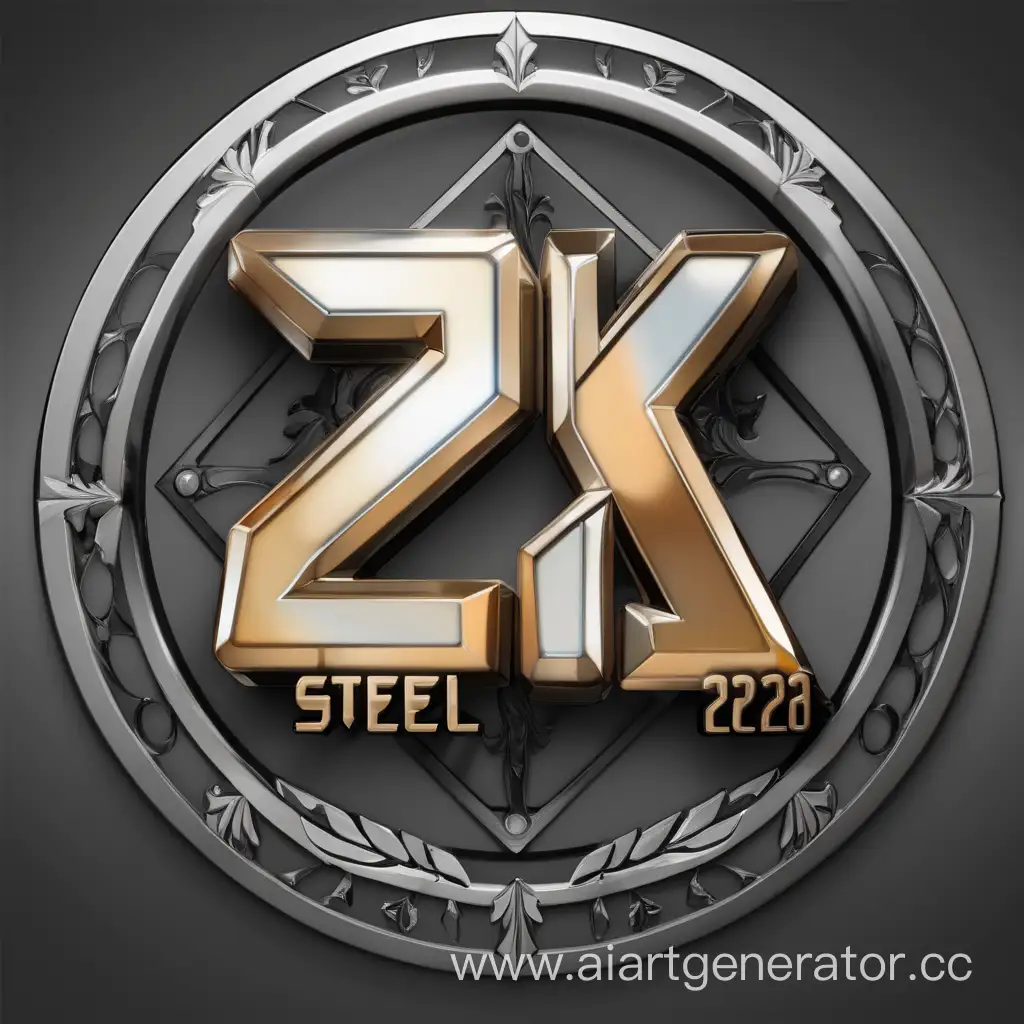 логотип с полной надписью STEEL2K22BY