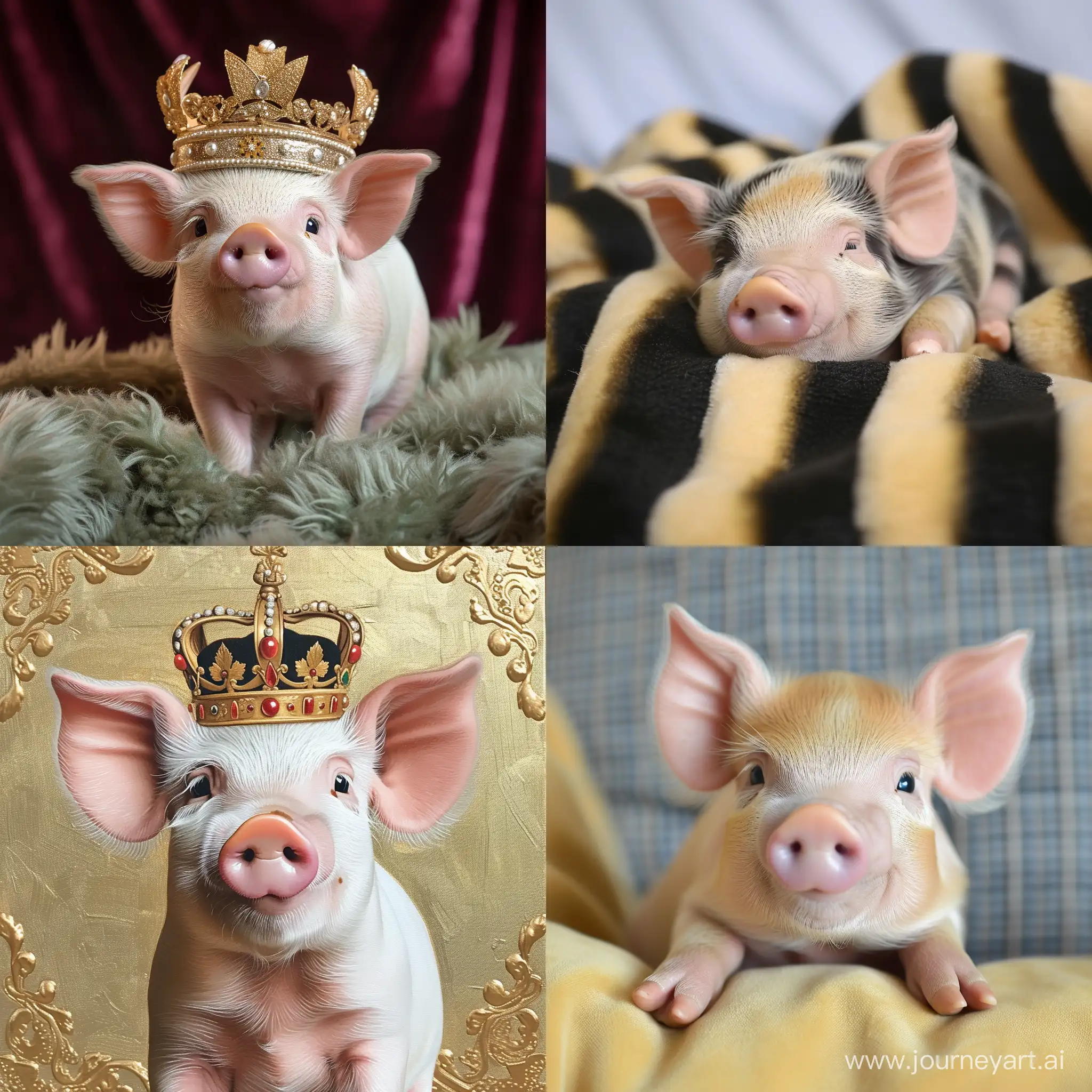 Royal-Piglet-in-a-Majestic-Setting