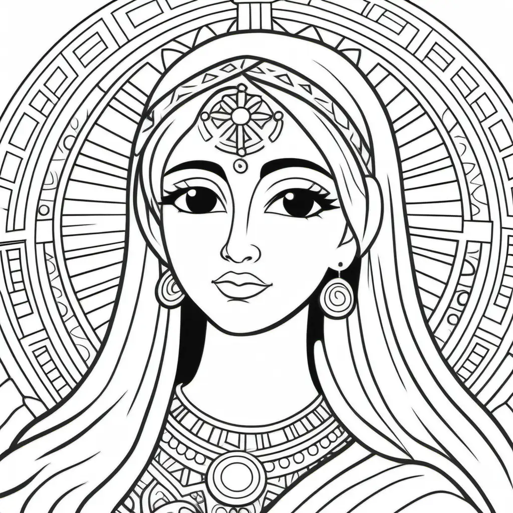 Relaxing Rosalia Coloring Page for Adults | MUSE AI