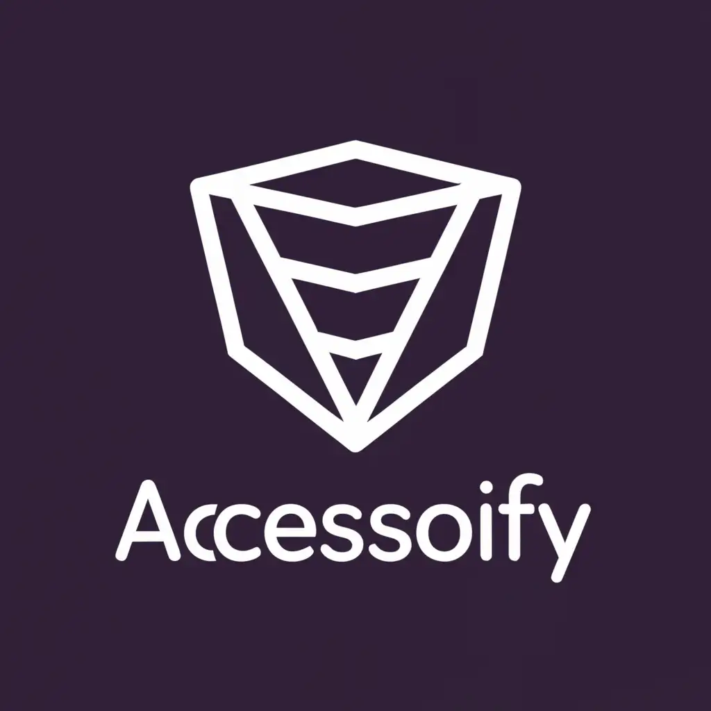 a logo design,with the text "Accessorify", main symbol:car,Minimalistic,be used in Retail industry,clear background