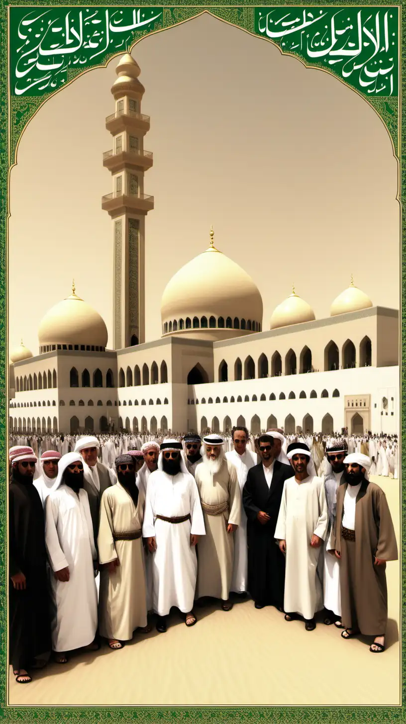 Al- Khawarizmi, in ancient saudi arabia, with some people