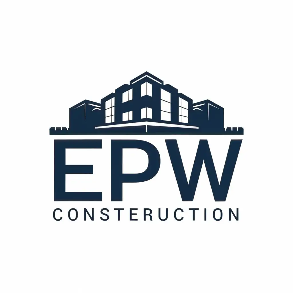 LOGO-Design-For-EPW-Budownictwo-Modern-Typography-for-Construction-Industry