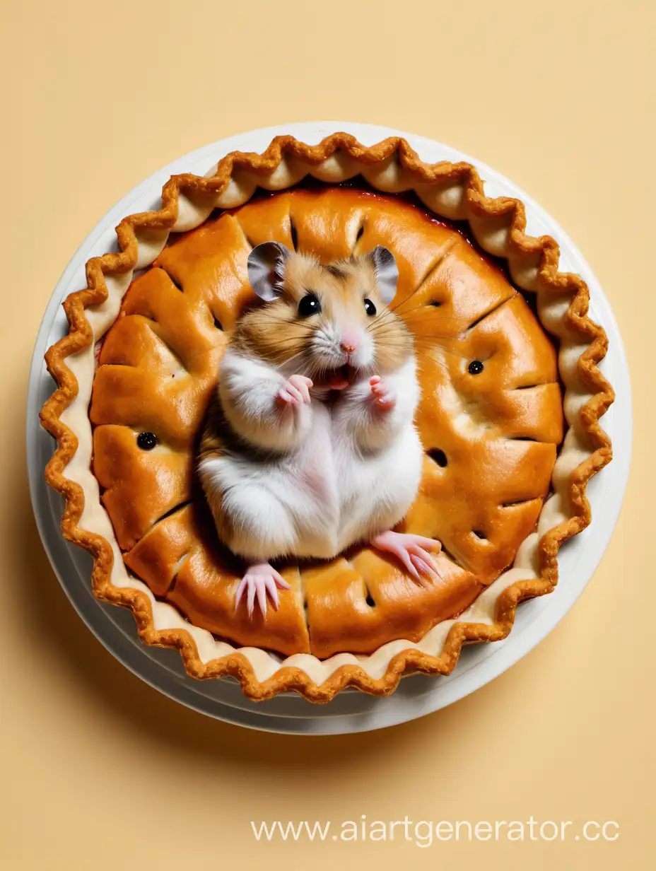 Adorable-Hamster-Enjoying-a-Delicious-Pie