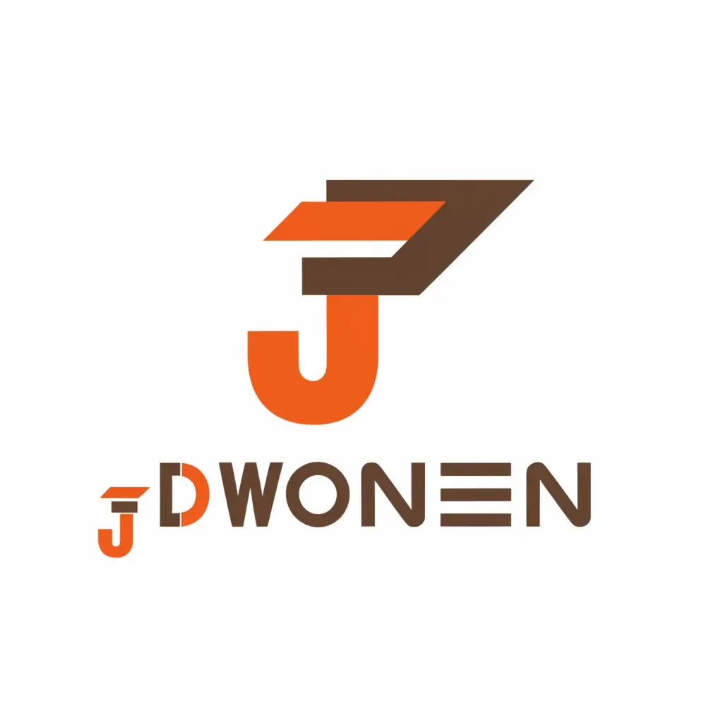 LOGO-Design-for-JDwonen-Professional-and-Modern-with-Sunflower-Icon-and-Earthy-Tones