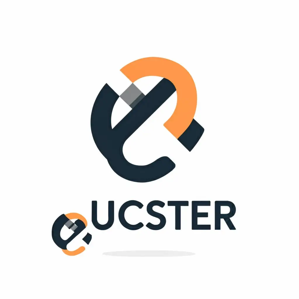 a logo design,with the text "QUICSTER", main symbol:qsr,Moderate,be used in Technology industry,clear background